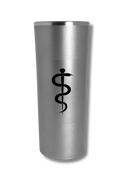 Copo Long Drink Símbolo Medicina Prata 350ml