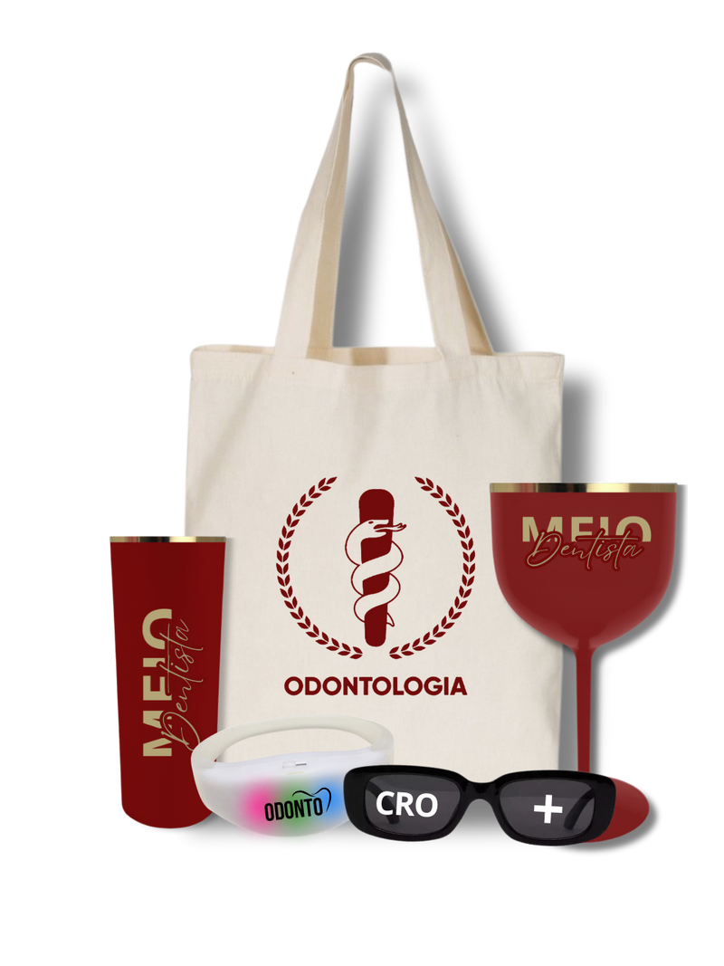 Kit Formatura de Odontologia Personalizado