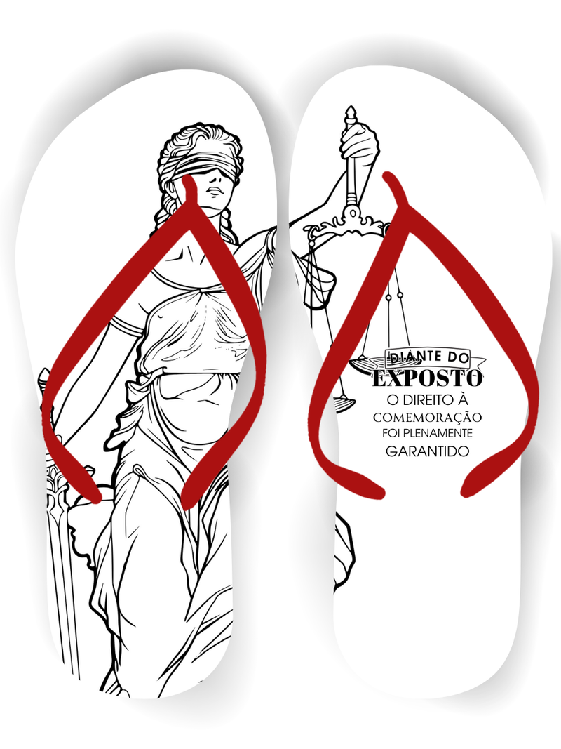 Chinelo Direito Personalizado