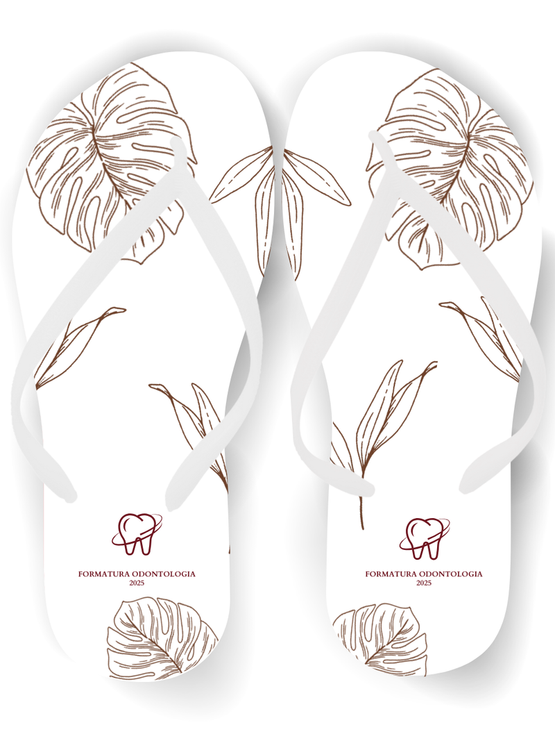 Chinelo Odontologia Personalizado