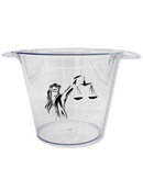 Balde Gelo Direito Transparente 5L