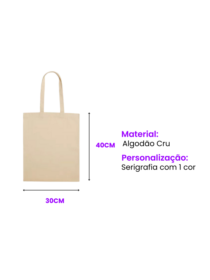 Ecobag GoodVibesOnly Personalizada