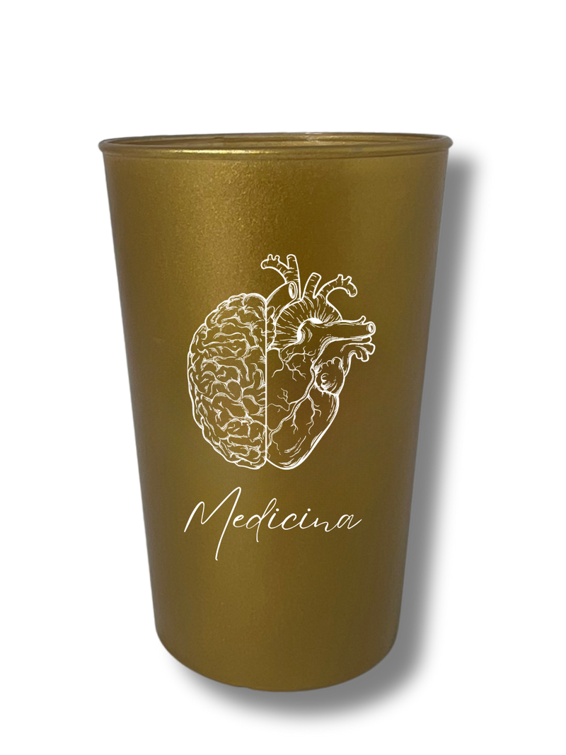 Copo Twister Medicina Dourado 480ml