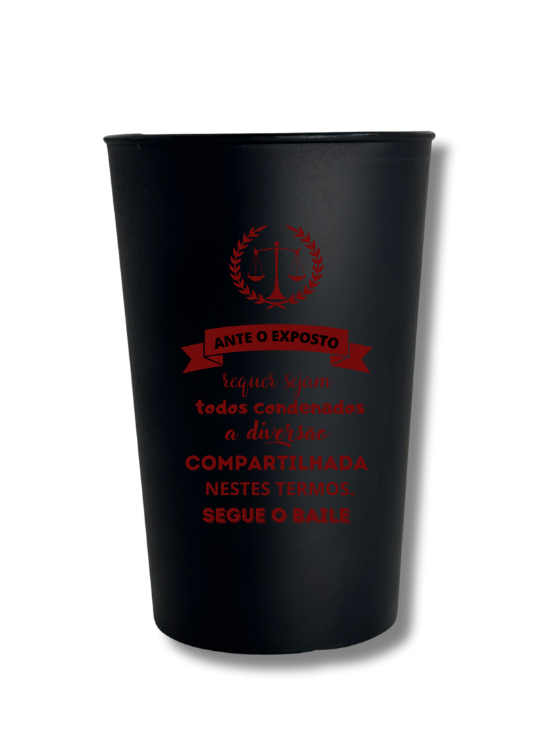 Copo Twister Direito Preto 480ml