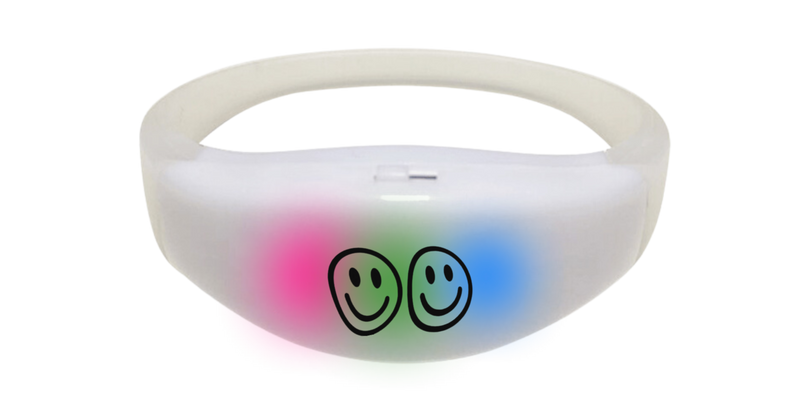 Pulseira de Led GoodVibes Personalizada