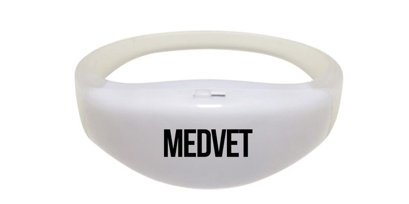 Pulseira de Led Medicina Veterinária Personalizada