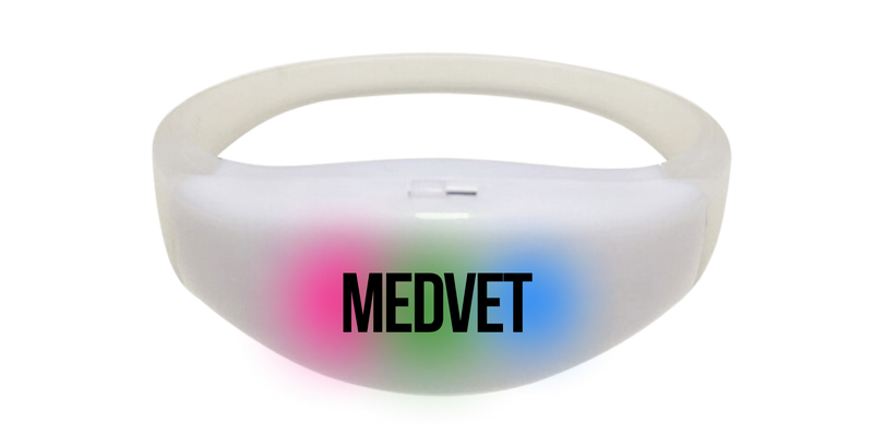 Pulseira de Led Medicina Veterinária Personalizada